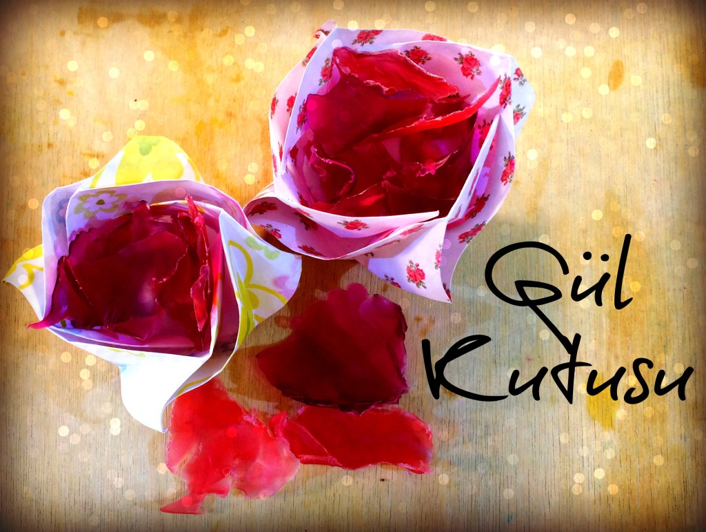 Time for Roses: Origami Gül Kutusu