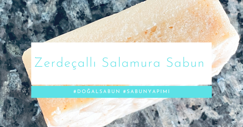 Zerdeçallı Salamura Sabun