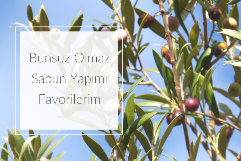 Bunsuz olmaz: Sabun Yapımı Favorilerim
