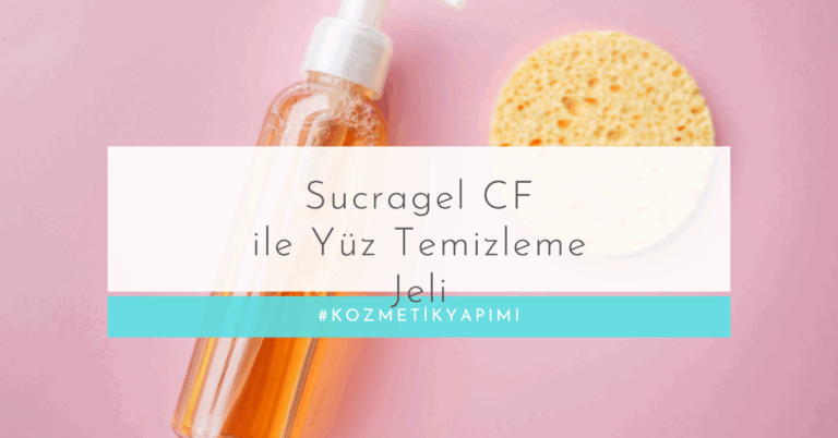 Sucragel CF ile Yüz Temizleme Jeli – Hafif, Durulanabilir ve Cilt Dostu