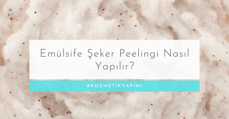 Emülsife Şeker Peelingi Nasıl Yapılır?